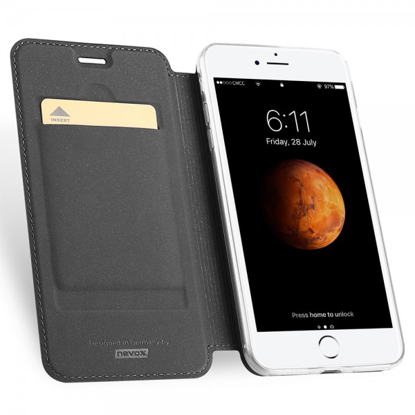Vario Series - iPhone 8 Plus / 7 Plus Booktasche, basaltgrau
